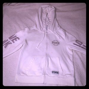 PINK hoodie-full zip
